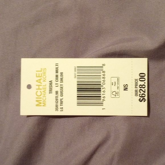 Michael Kors Trisha light cream multi-large shoulder bag - Picture 8 of 8